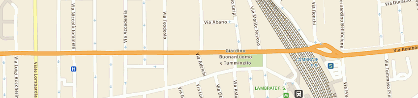 Mappa della impresa maganza mara a MILANO