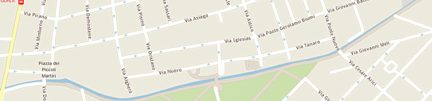 Mappa della impresa pinzi angela a MILANO