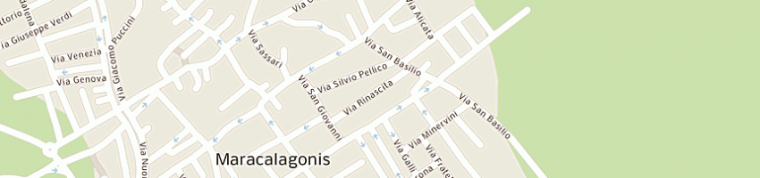 Mappa della impresa carabinieri a MARACALAGONIS