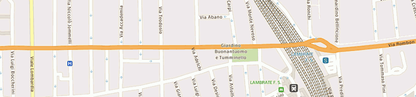 Mappa della impresa sangalli franco a MILANO