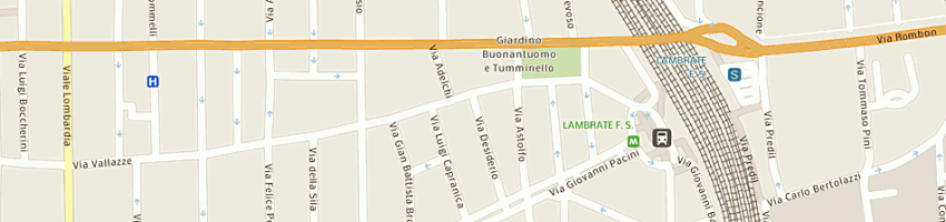 Mappa della impresa micheletti e c spa a MILANO
