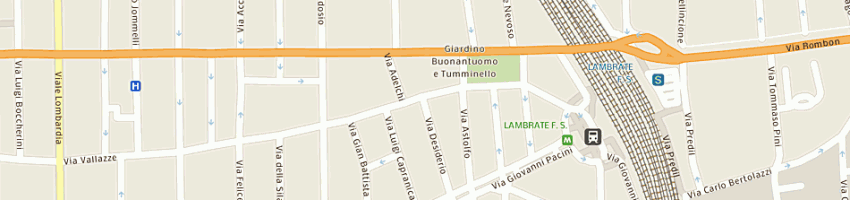 Mappa della impresa compagnia itinerante compagnia sociale a responsabilita' limitata a MILANO