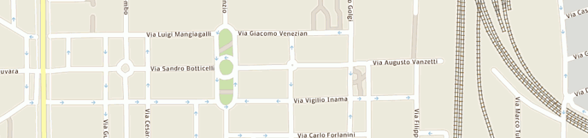 Mappa della impresa isa investigation and security srl a MILANO