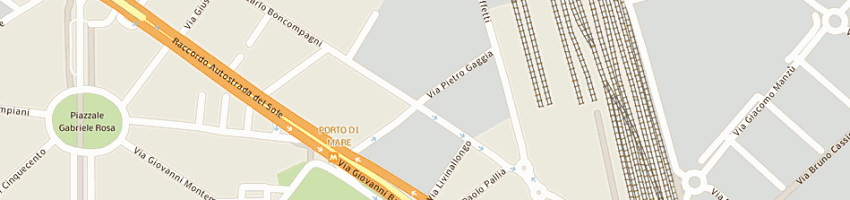 Mappa della impresa delba srl a MILANO