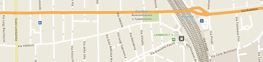 Mappa della impresa bottazzo sas di bottazzo giorgio antonio e c a MILANO