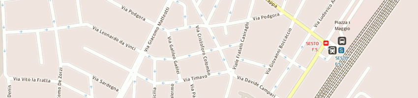 Mappa della impresa pupo ing francesco a SESTO SAN GIOVANNI