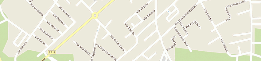 Mappa della impresa mella giancarlo a CARATE BRIANZA