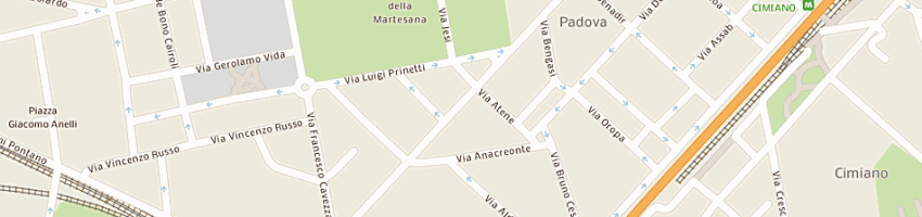 Mappa della impresa autofficina salvo (srl) a MILANO