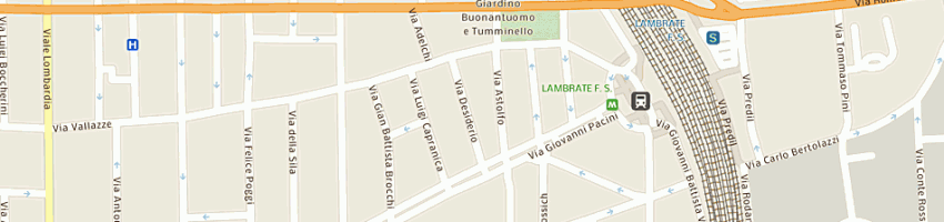 Mappa della impresa mariani renato a MILANO
