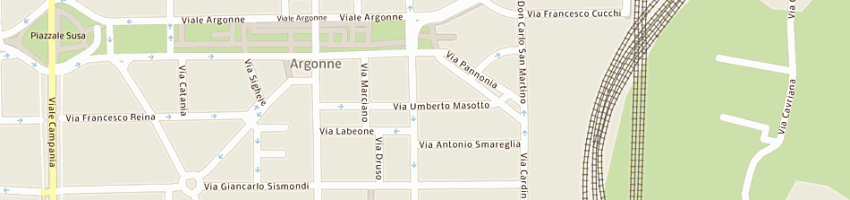 Mappa della impresa edit service sas a MILANO