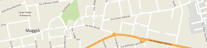 Mappa della impresa banca di credito coop di carate brianza soccoopa rl a MUGGIO 