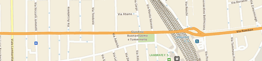 Mappa della impresa ottico minafra snc di paolo e walter minafra a MILANO