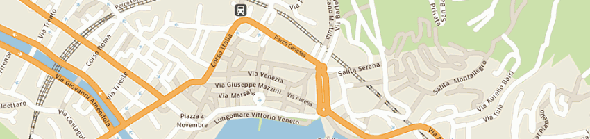Mappa della impresa feddan due di daneri federica e c sas a RAPALLO