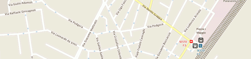 Mappa della impresa centro podgora snc di schiavino davide e folchini gabriele a SESTO SAN GIOVANNI