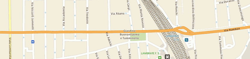 Mappa della impresa baldina stilisti acconciatori di baldina claudio tiziano a MILANO