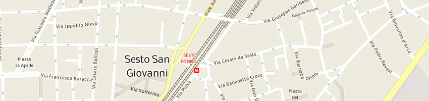 Mappa della impresa blu crm srl a MILANO
