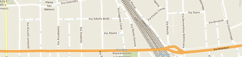 Mappa della impresa furlanetto massimo a MILANO