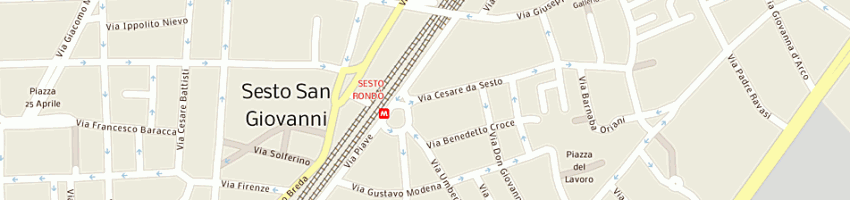 Mappa della impresa crema elvio a MILANO