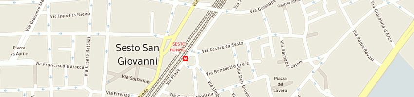 Mappa della impresa villonio srl a MILANO