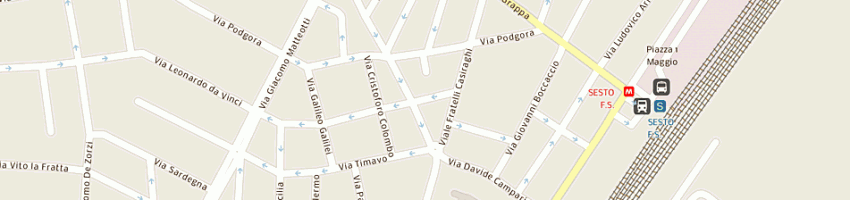 Mappa della impresa tucci service color di tucci gerardo e c sas a SESTO SAN GIOVANNI