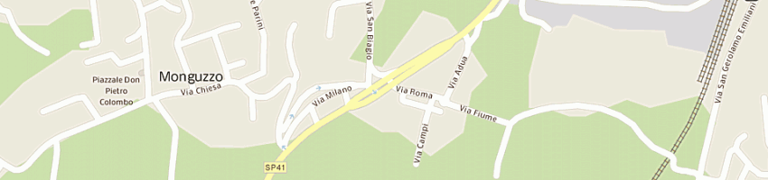 Mappa della impresa invernizzi luciano e figli srl a MONGUZZO