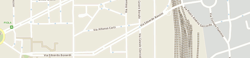 Mappa della impresa siqual snc di giorgio cairoli e c a MILANO