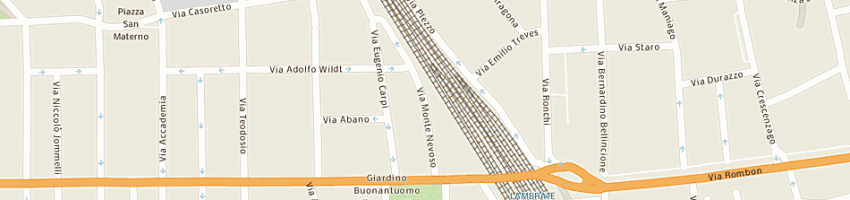 Mappa della impresa ventura fratelli a MILANO