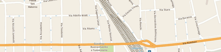 Mappa della impresa mitek impianti srl a MILANO