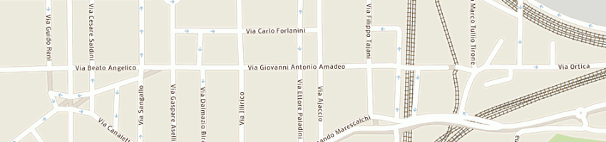 Mappa della impresa new services srl a MILANO