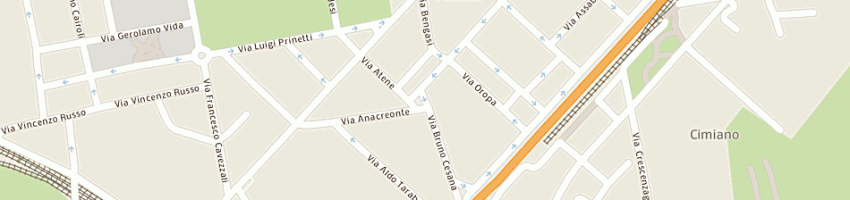 Mappa della impresa city is- di rosano silvio a MILANO