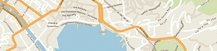 Mappa della impresa r4 a RAPALLO