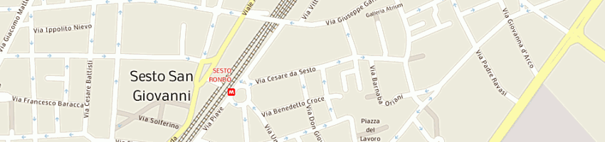 Mappa della impresa autocentro snc di modugno umberto e de carolis luciano a SESTO SAN GIOVANNI