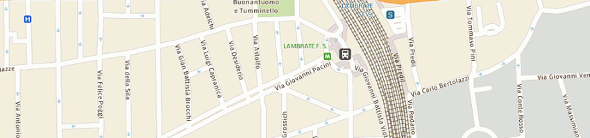 Mappa della impresa ale srl a MILANO