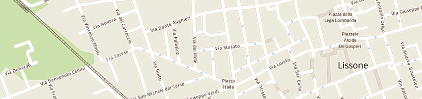 Mappa della impresa sala paolo ambrogio a LISSONE