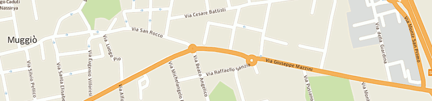 Mappa della impresa frigo 2000 service srl a MUGGIO 