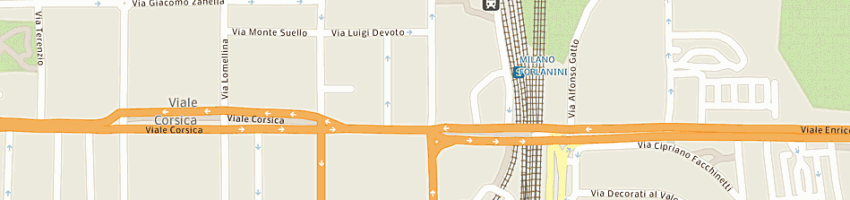 Mappa della impresa al rusticone srl a MILANO