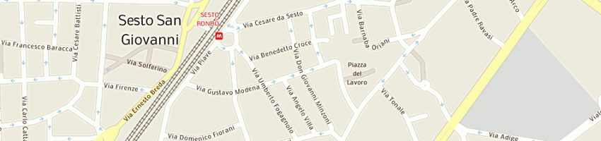 Mappa della impresa cdb di cristinelli luigi e della bassa sergio snc a SESTO SAN GIOVANNI