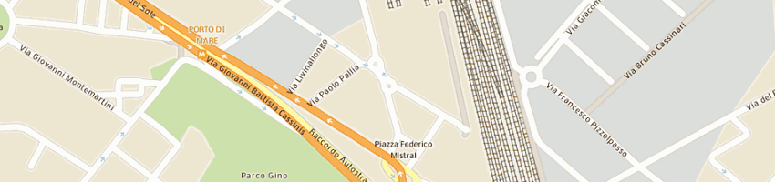 Mappa della impresa sinteco srl a MILANO