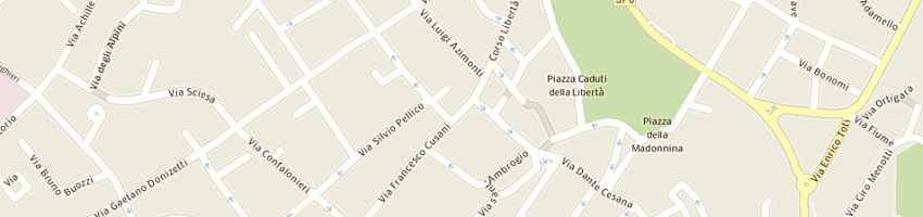Mappa della impresa natur pizza di perego sergio sas a CARATE BRIANZA