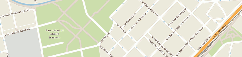 Mappa della impresa studio ep srl a MILANO