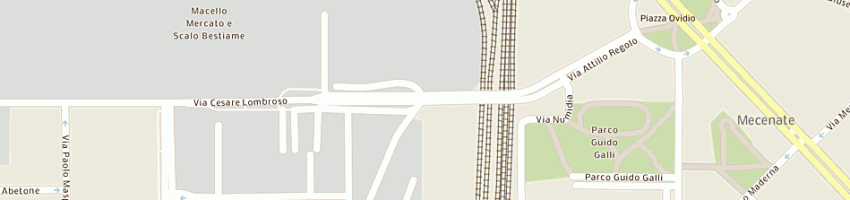 Mappa della impresa garavello e figli s r l a MILANO