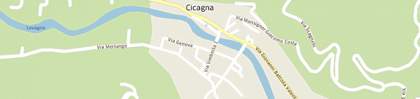Mappa della impresa ocm a CICAGNA