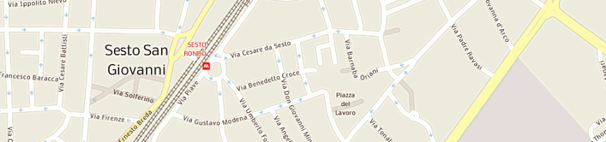 Mappa della impresa sandona' giorgio e c snc a SESTO SAN GIOVANNI
