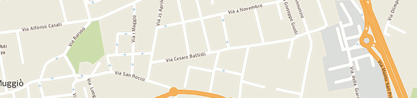Mappa della impresa sevep a MUGGIO 