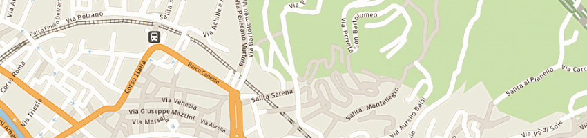 Mappa della impresa scuole pubbliche a RAPALLO