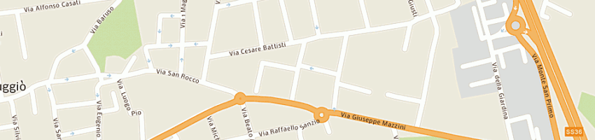 Mappa della impresa tricots di sala riccardo e c (sas) a MUGGIO 