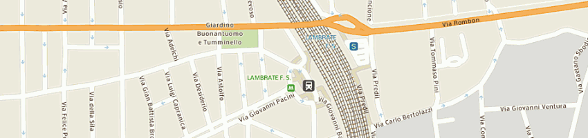 Mappa della impresa milani maurizio a MILANO