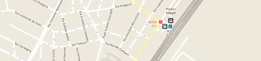 Mappa della impresa saraval anteo a MILANO