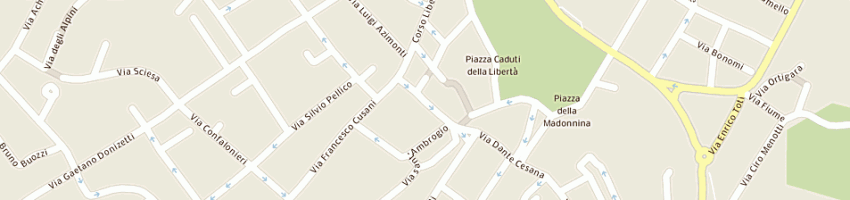 Mappa della impresa marin roberto a CARATE BRIANZA