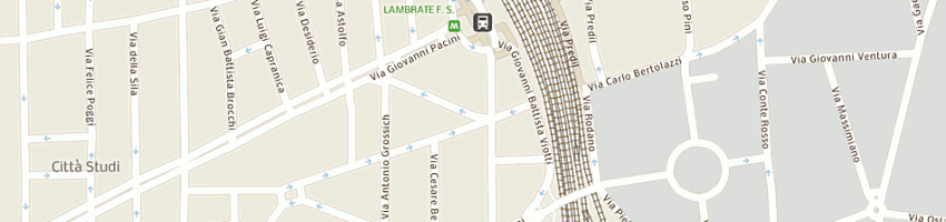 Mappa della impresa moraschinelli maria rosa a MILANO